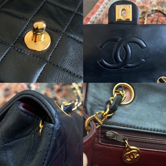 SOLD** Chanel Vintage Classic Mini Square Single Flap Bag - Picture 11 of 14